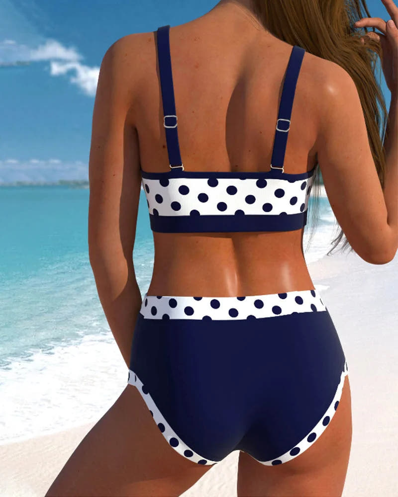 Liesbeth | High-Waist Polka Dot Bikini