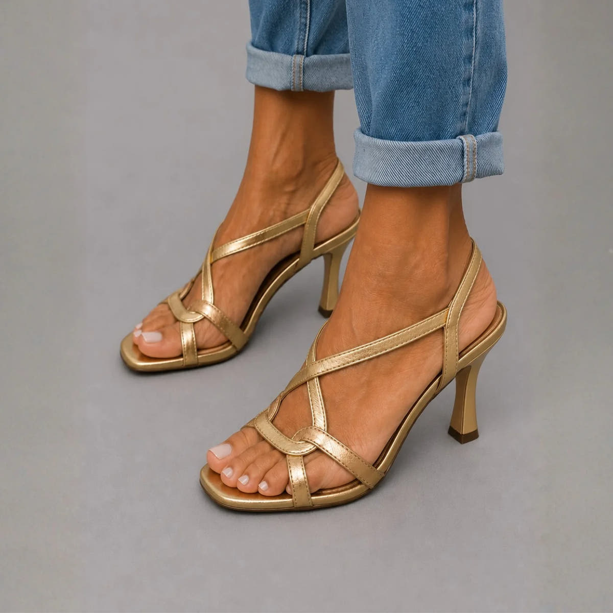 Lila | Golden Summer Sandals
