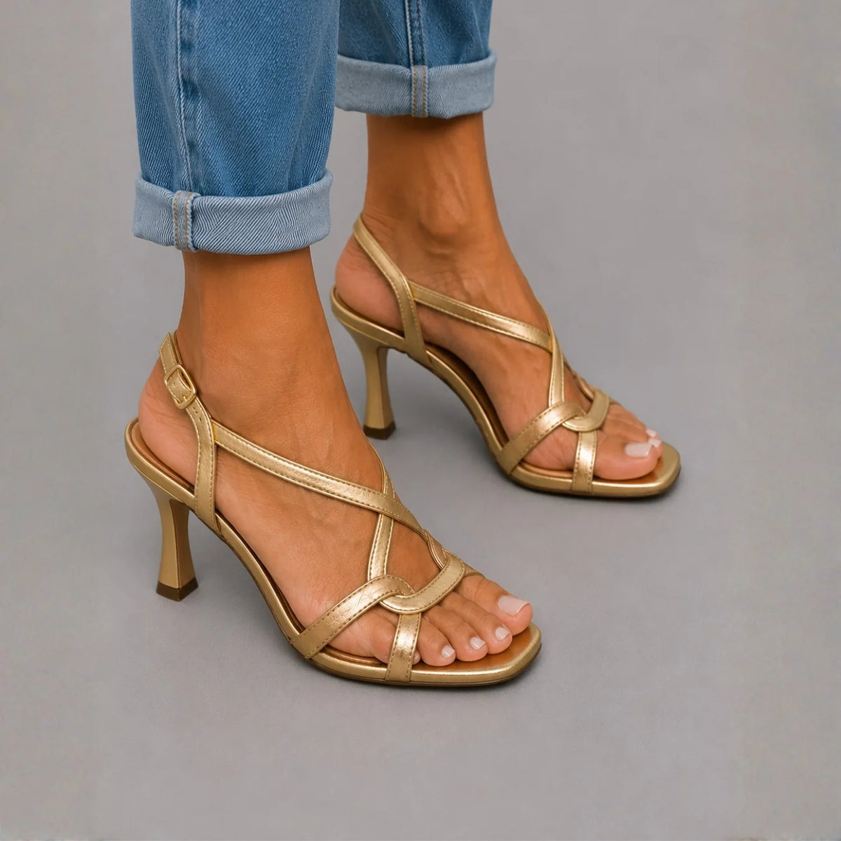 Lila | Golden Summer Sandals