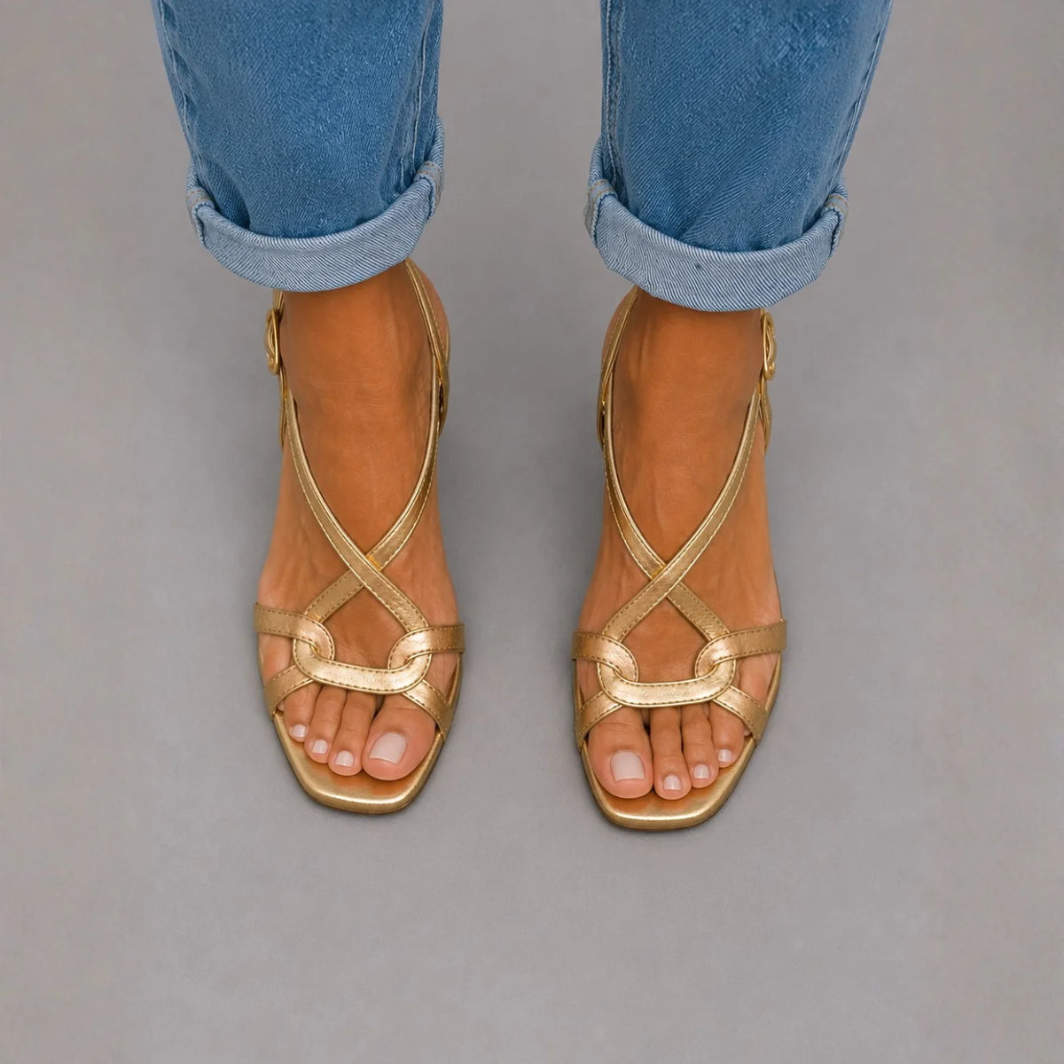 Lila | Golden Summer Sandals