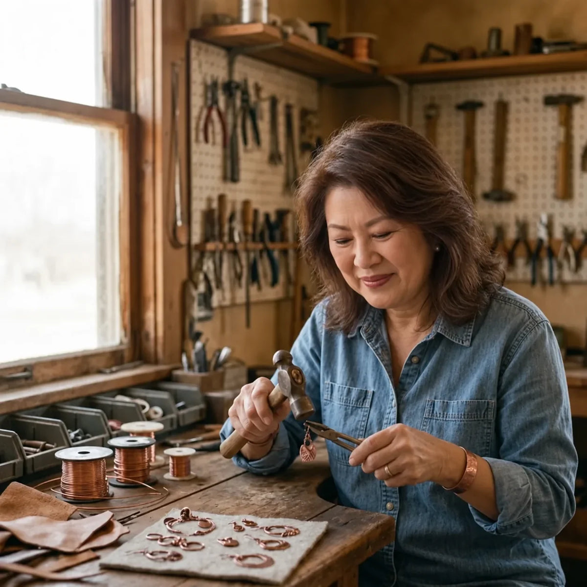 Lily & Co. copper workshop
