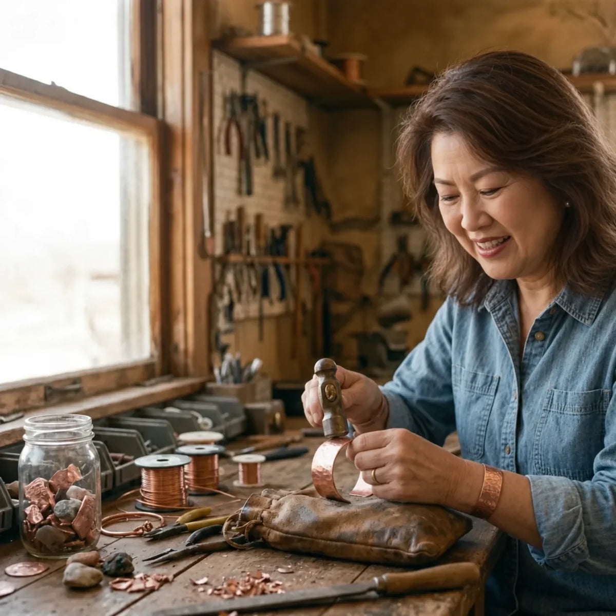 Lily & Co. copper workshop
