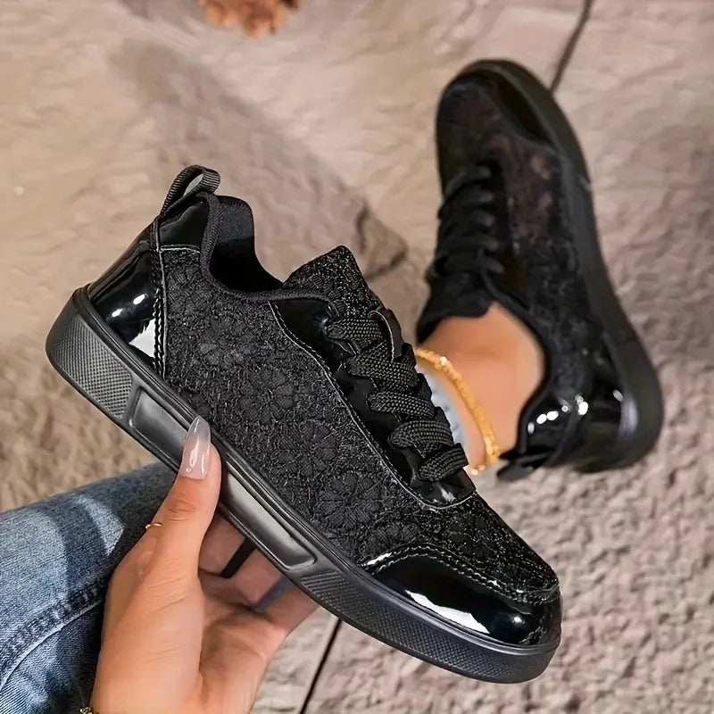 Lonneke | Floral Lace Sneakers