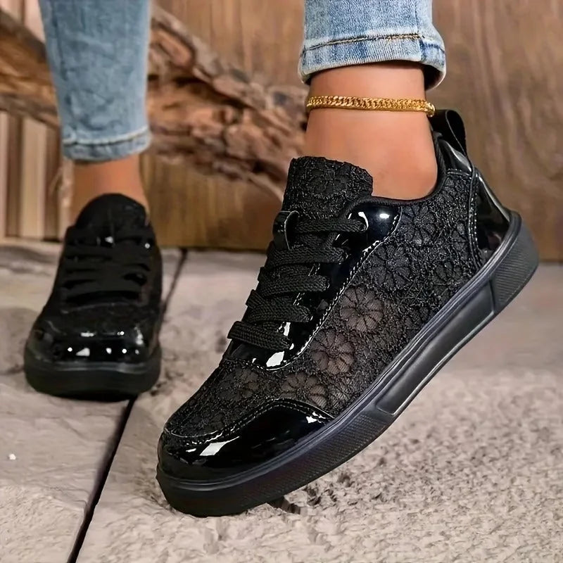 Lonneke | Floral Lace Sneakers