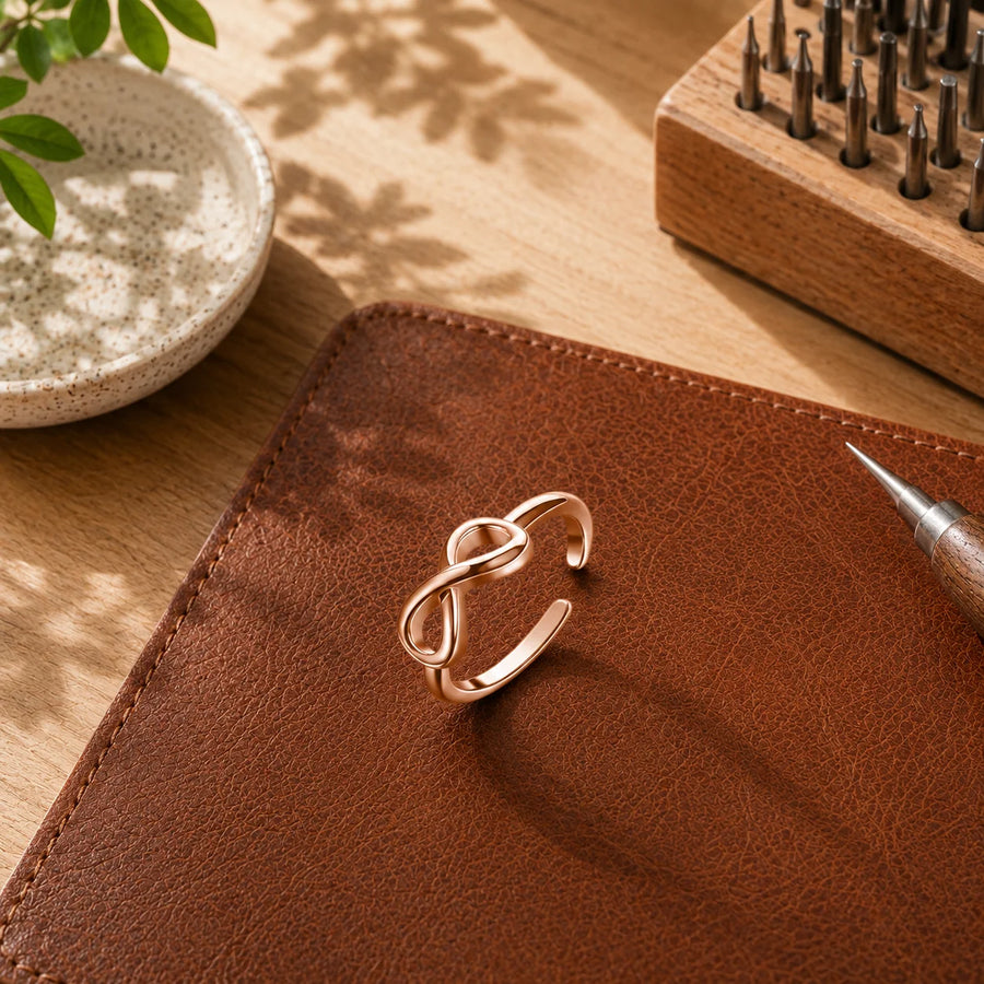 Loop Copper Toe Ring