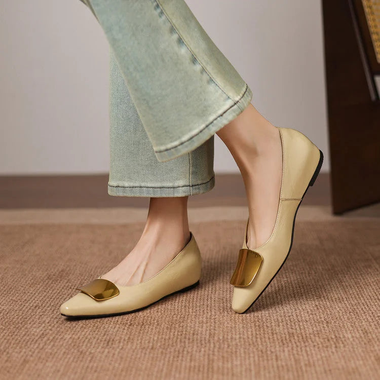 Lorea | Genuine Leather Flats