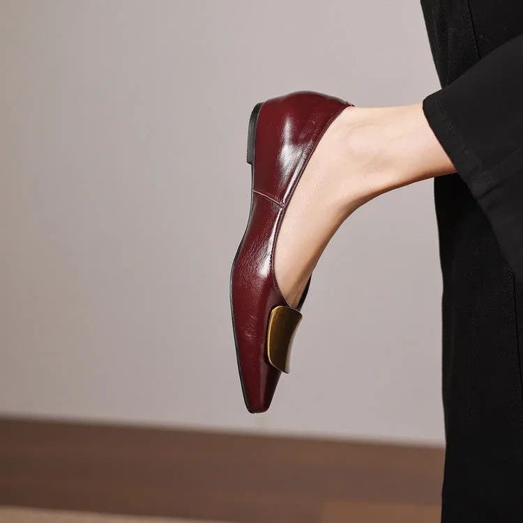 Lorea | Genuine Leather Flats