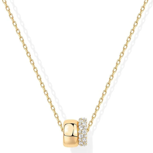 Lumi Duo Necklace | Gold