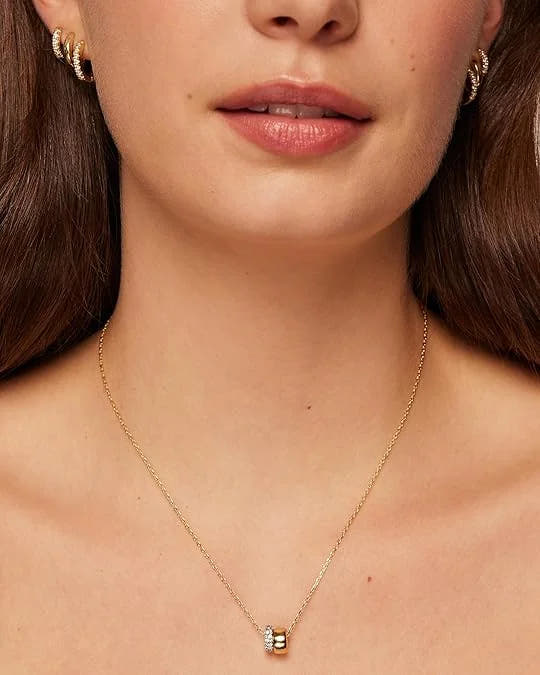Lumi Duo Necklace | Gold