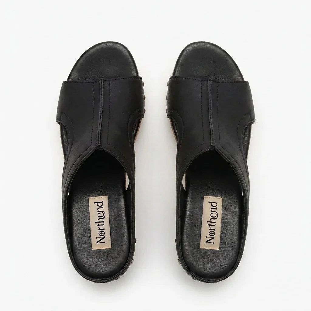Lumi | Studded Wedge Sandals
