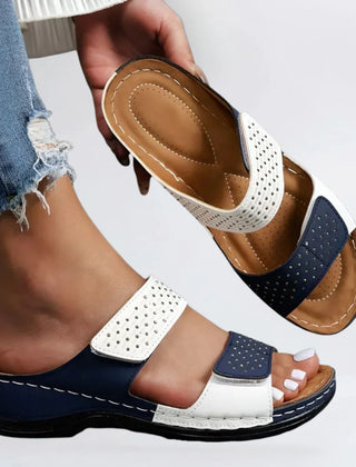White & Blue