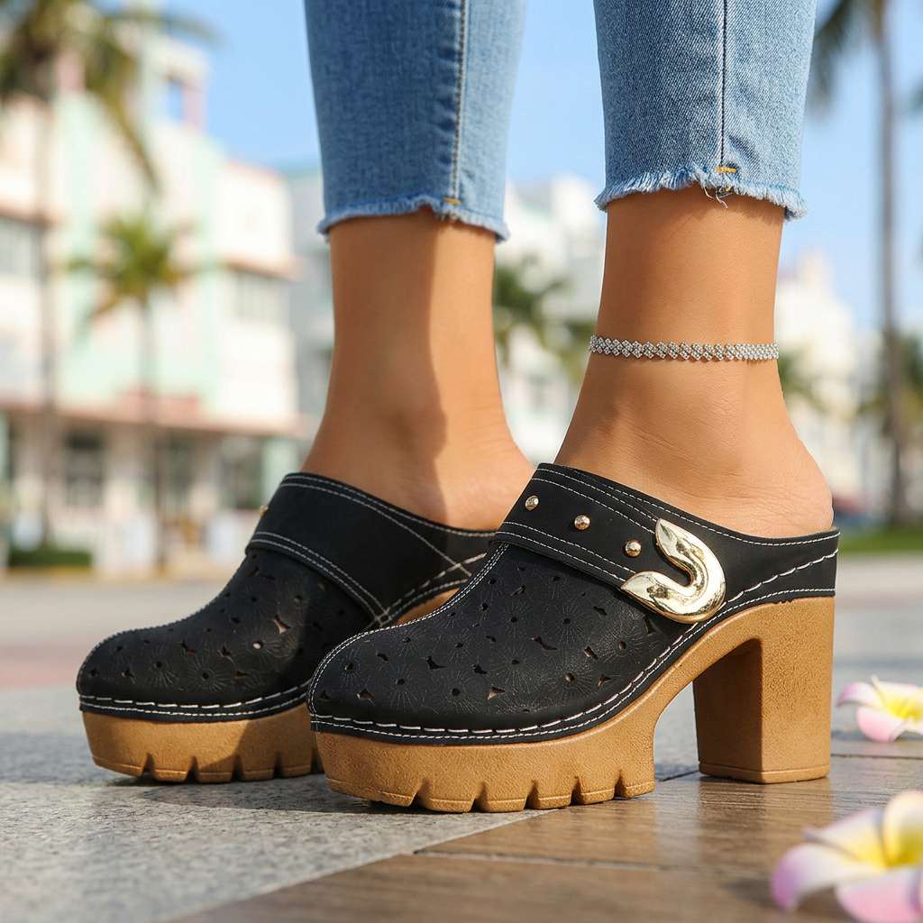 Esperanza | Comfort Clog Heels