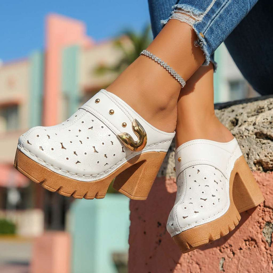 Esperanza | Comfort Clog Heels