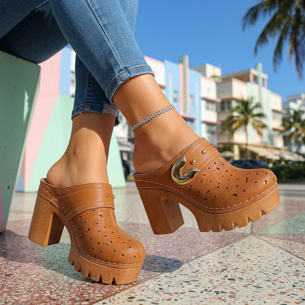 Esperanza | Comfort Clog Heels
