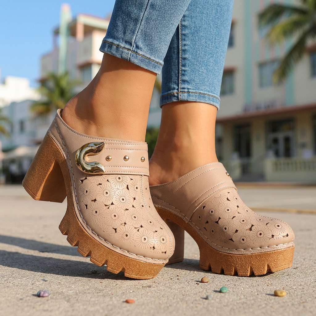 Esperanza | Comfort Clog Heels