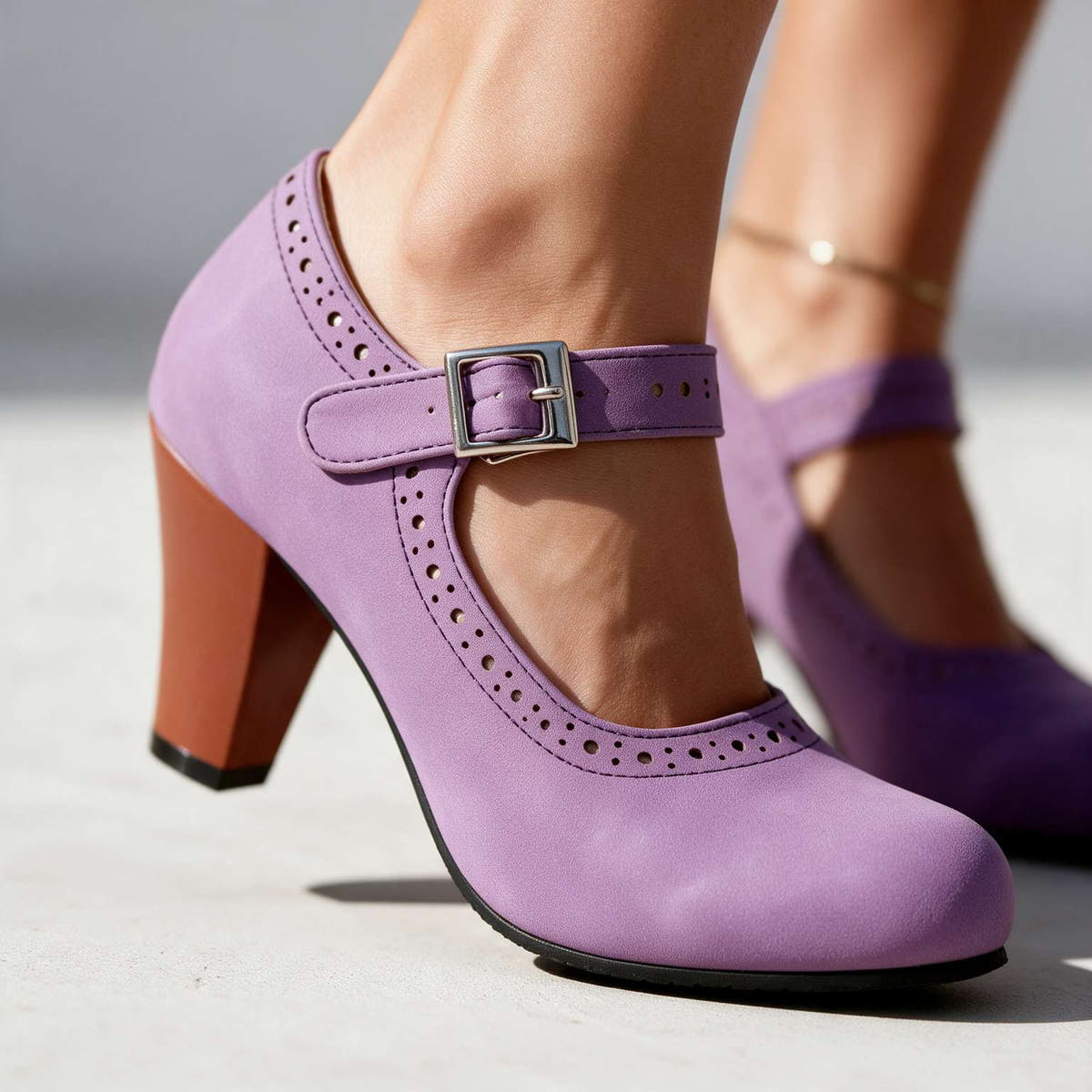 Davina | Comfort Mary Jane Heels