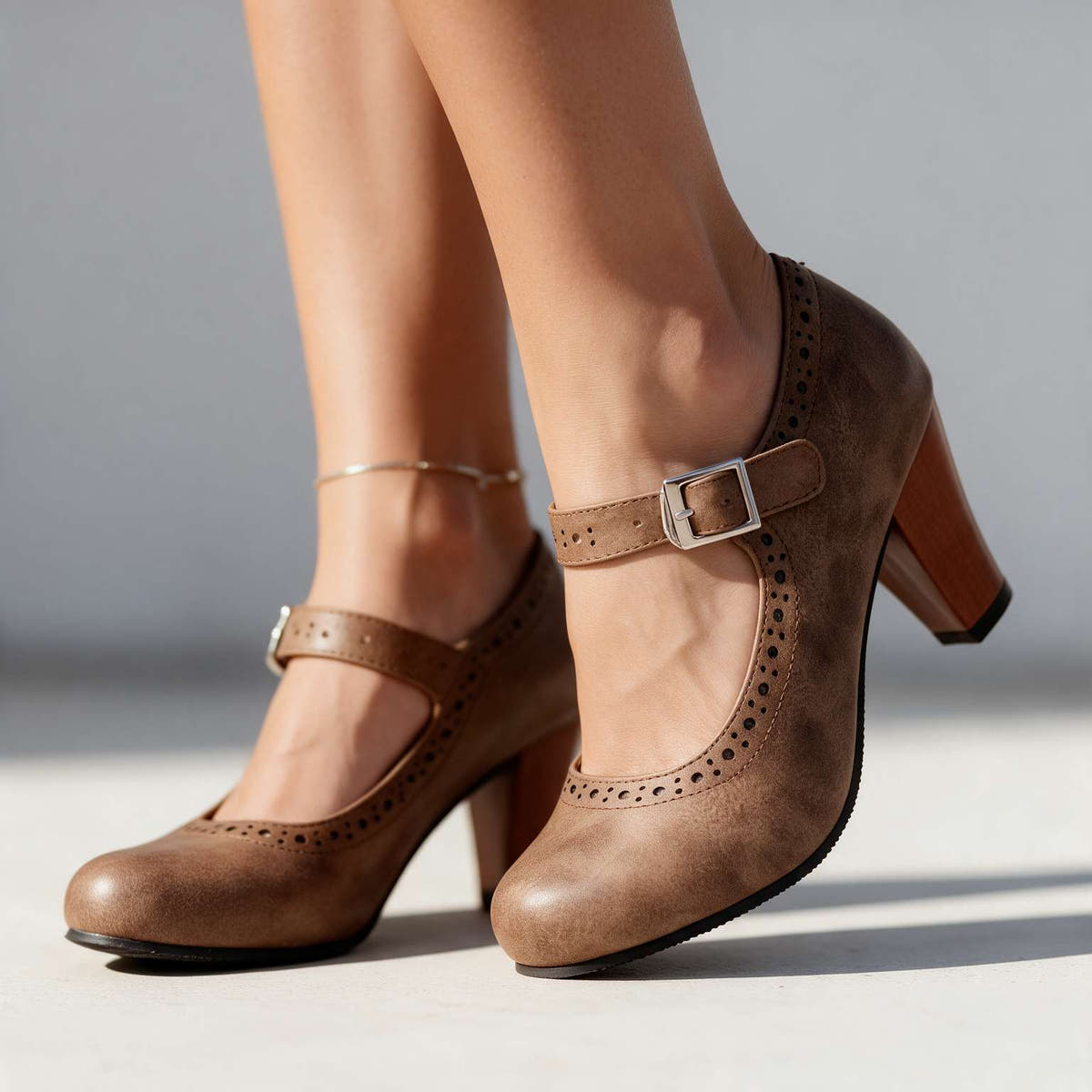 Davina | Comfort Mary Jane Heels