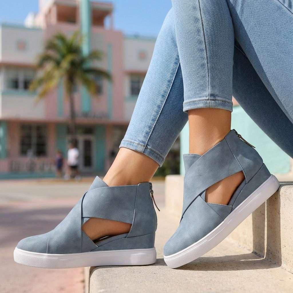 Makenzie | Comfort Crossover Sneakers