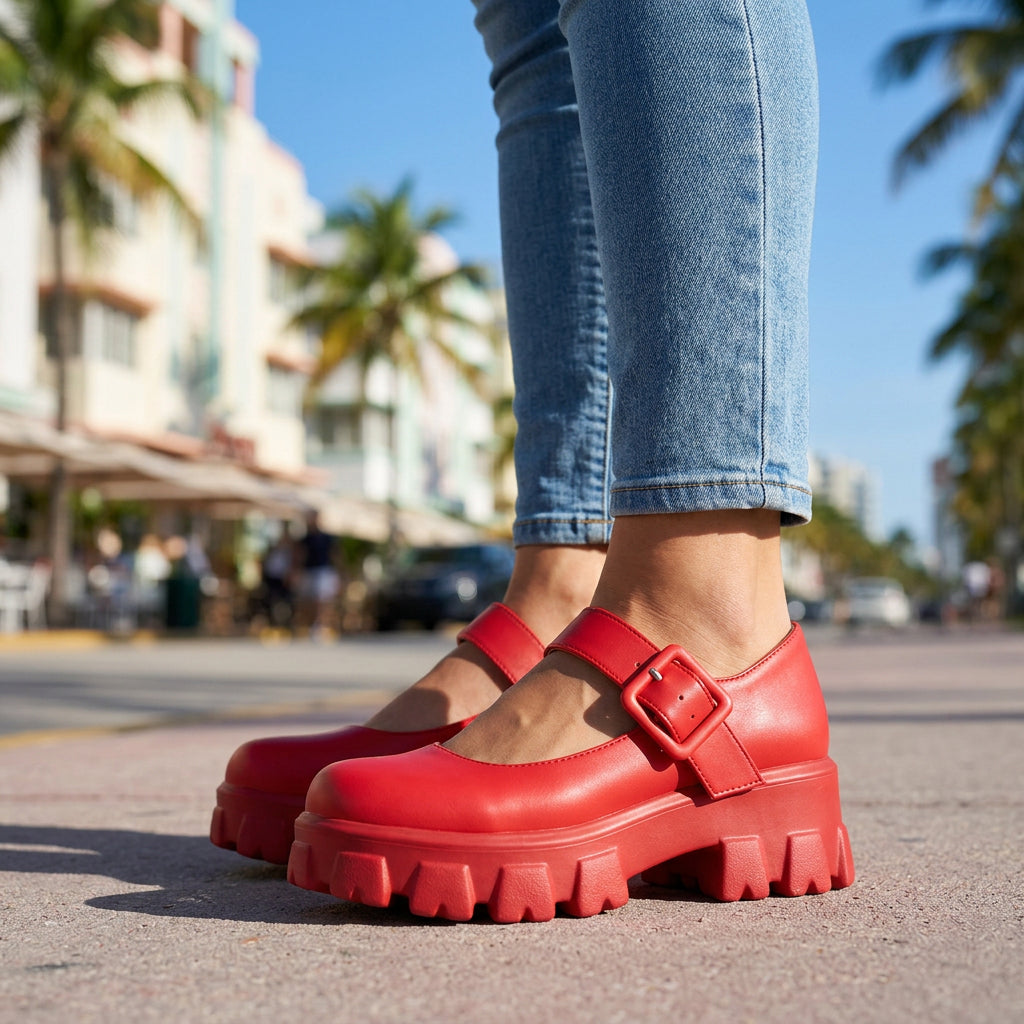 Shyanne | Comfort Mary Jane Heels