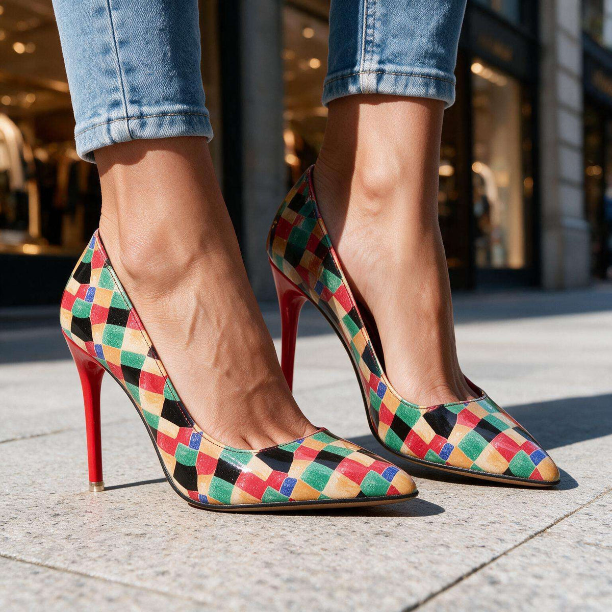 Lainey | Comfort Stiletto Heels
