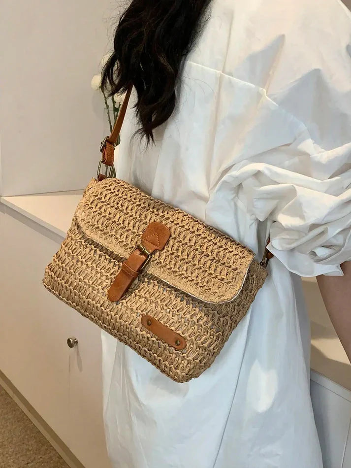 Adelaide | Straw Crossbody Bag