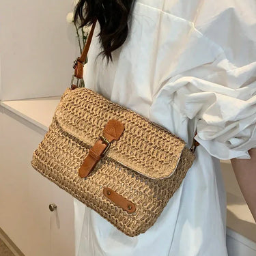 Adelaide | Straw Crossbody Bag