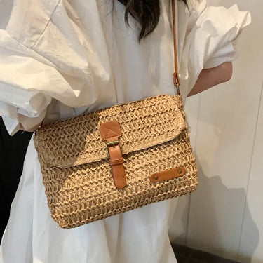 Adelaide | Straw Crossbody Bag