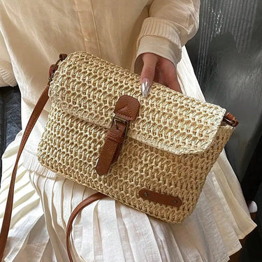 Adelaide | Straw Crossbody Bag
