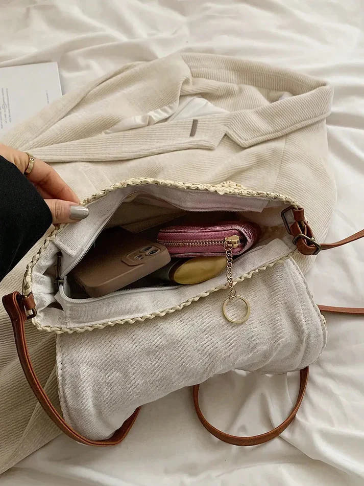 Adelaide | Straw Crossbody Bag