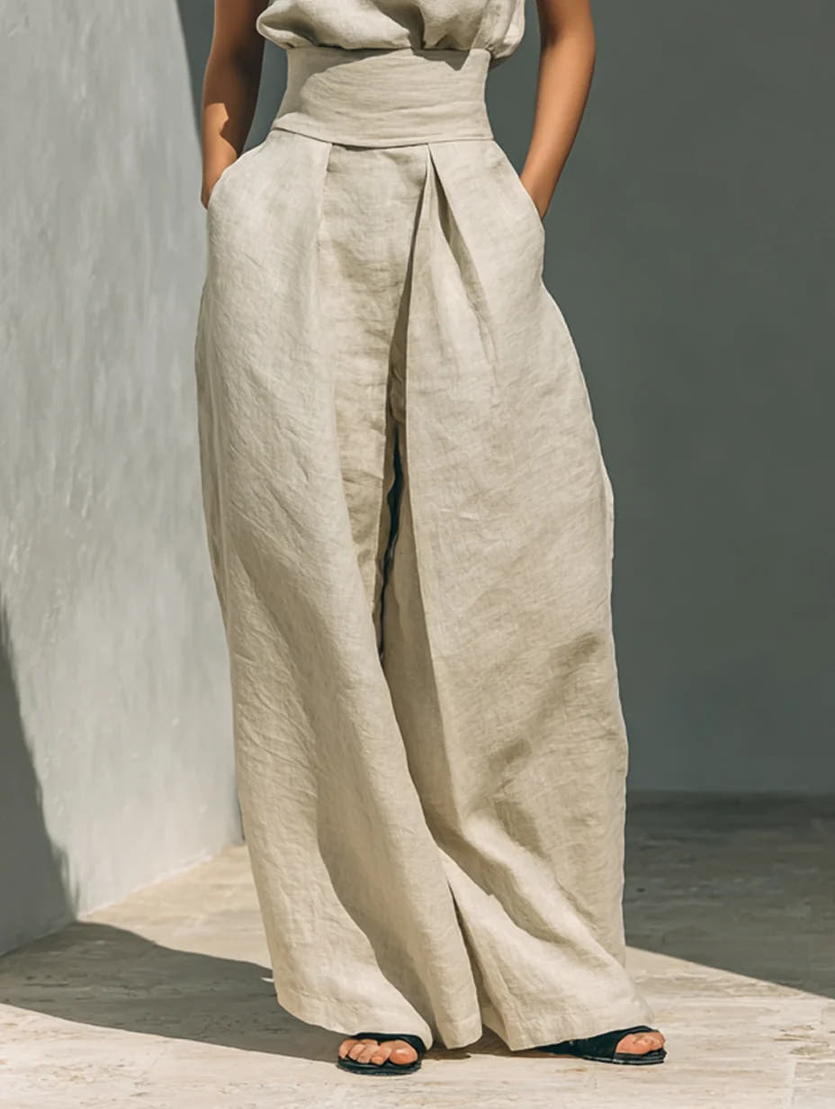 Maria | Tank Top & Wide-Leg Trousers Set