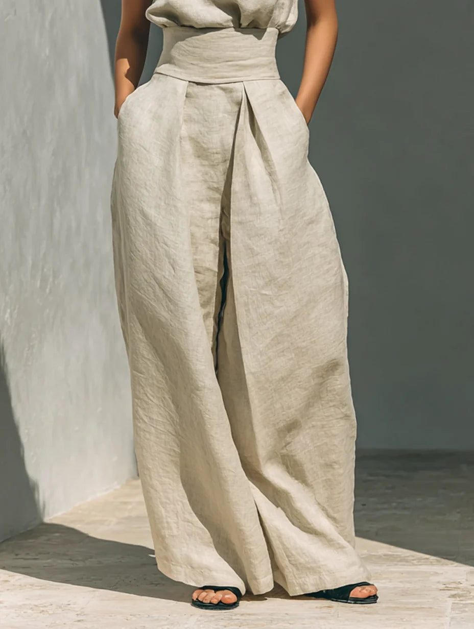 Maria | Tank Top & Wide-Leg Trousers Set
