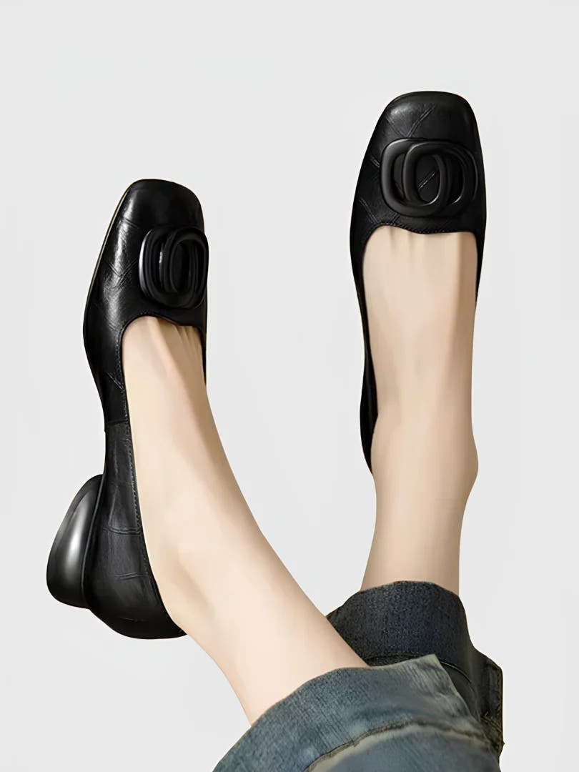 Marlene | Square-Toe Ballet Flats