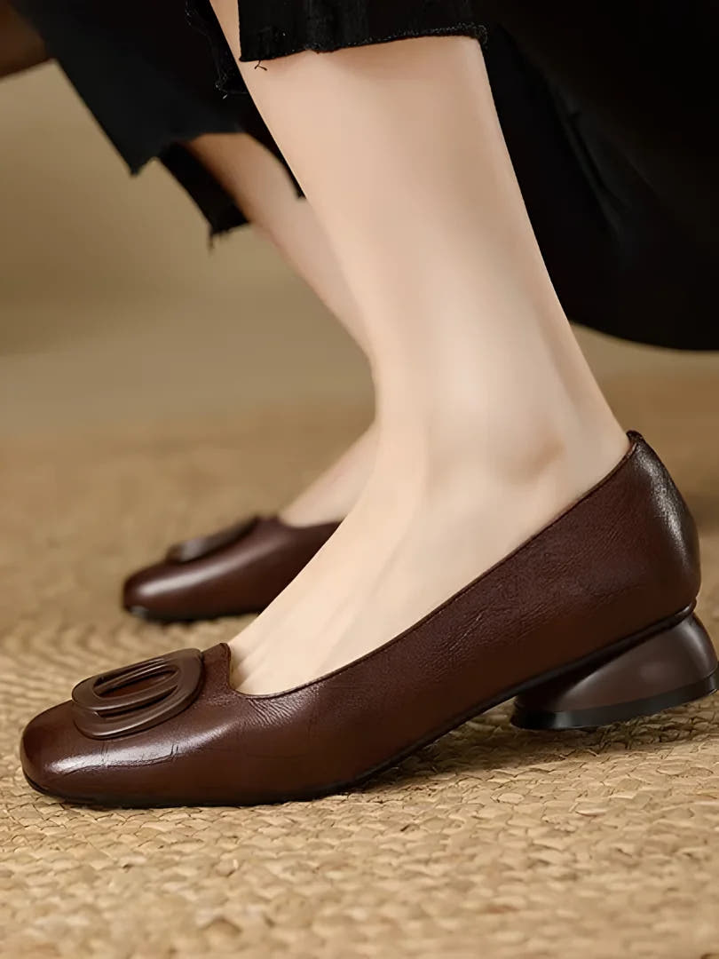 Marlene | Square-Toe Ballet Flats