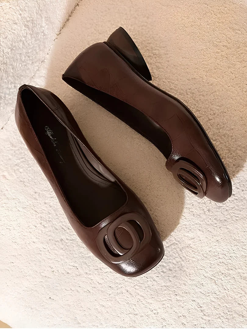 Marlene | Square-Toe Ballet Flats
