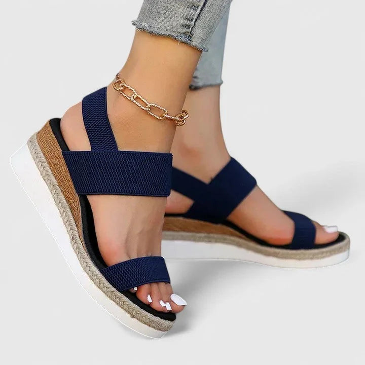 Merill | Stretch-Knit Platform Sandals