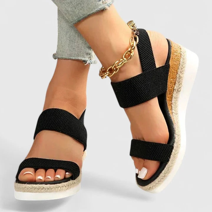 Merill | Stretch-Knit Platform Sandals