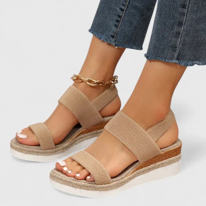 Merill | Stretch-Knit Platform Sandals