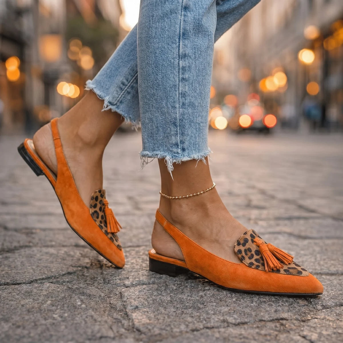 Millie | Tassel Pointed-Toe Sandals