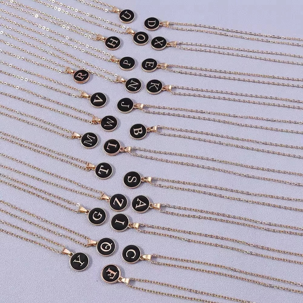 Monette Initial Necklace | Gold