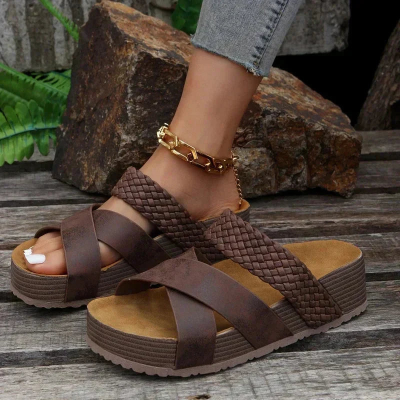 Bridgette | Cushioned Platform Sandals
