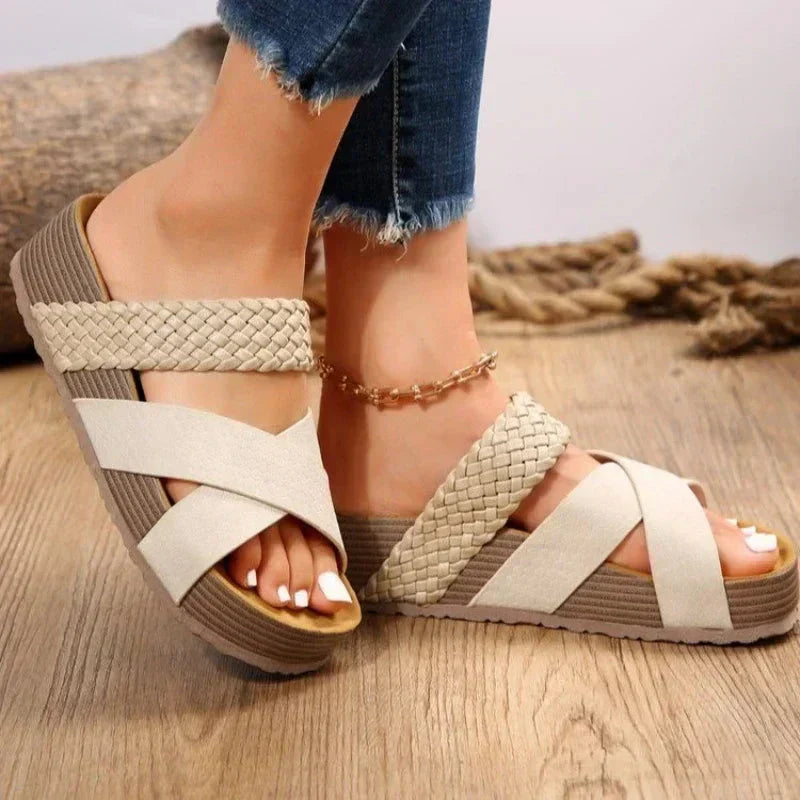 Bridgette | Cushioned Platform Sandals