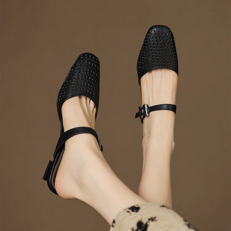 Nilda | Genuine Leather Mules