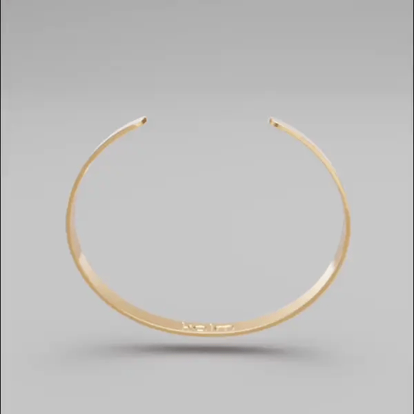 Noelle | Minimalist Open Cuff Bracelet