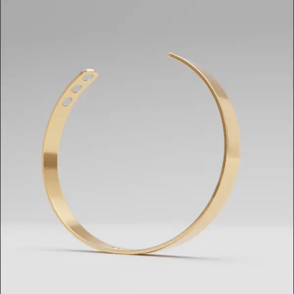 Noelle | Minimalist Open Cuff Bracelet