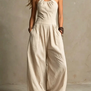 Bianca | Elegant Jumpsuit With Crossover Neckline