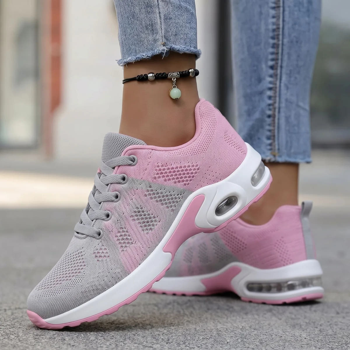 Grey / Pink