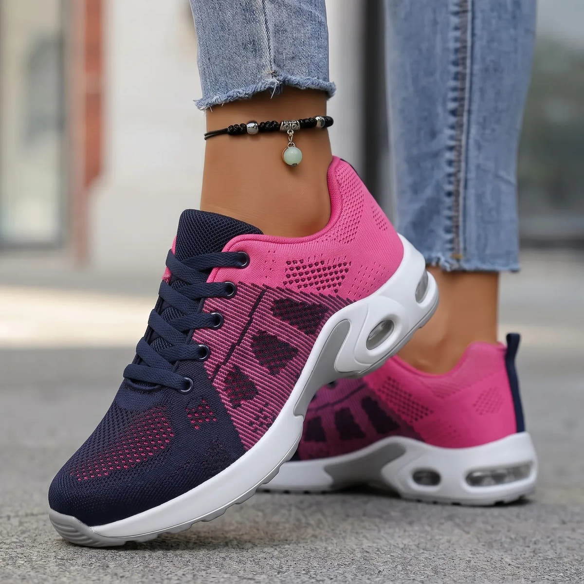 Pink / Navy