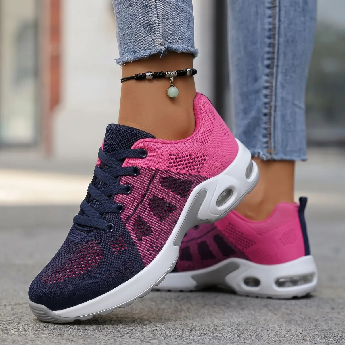 Pink / Navy