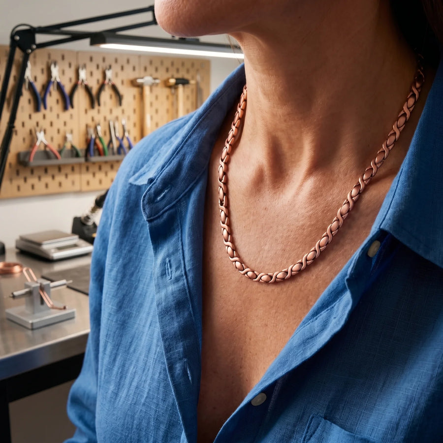 Pine Copper Necklace