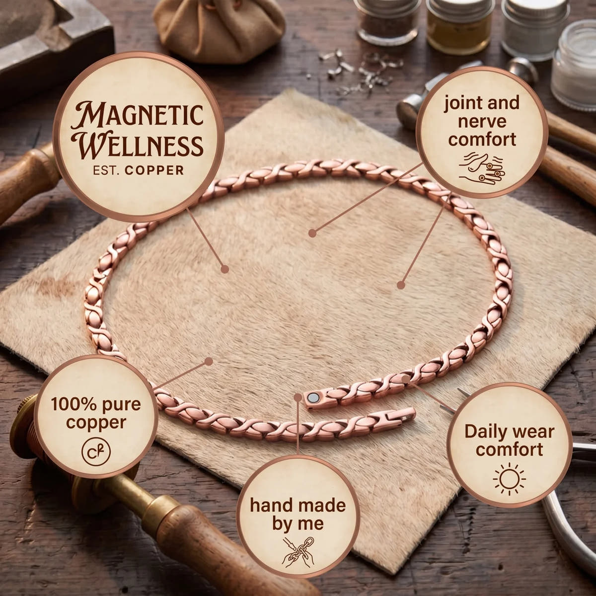 Pine Copper Necklace